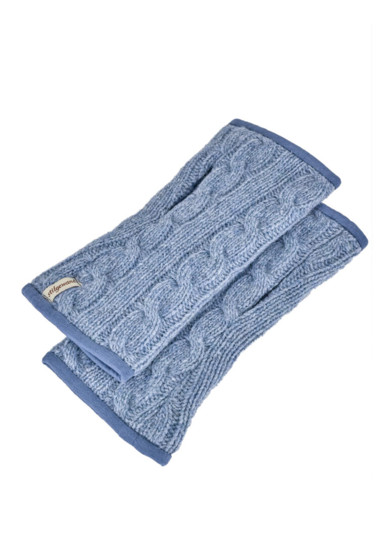 Stulpen Schurwolle Stone